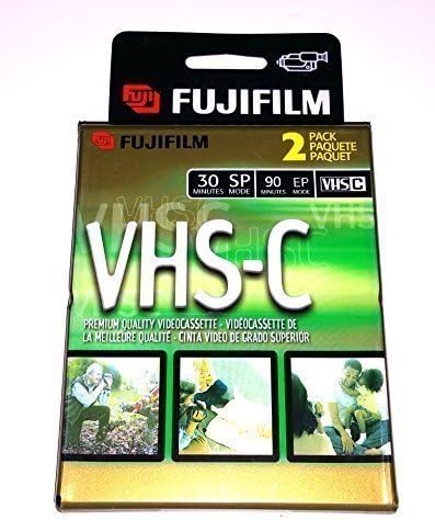2 FujiFilm Video TC-30 VHS-C Premium Quality Videocassette VHS Camcorder Cassette
