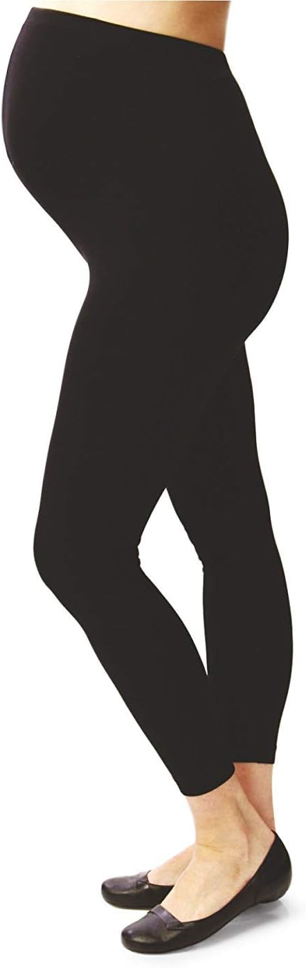 Maternity Leggings Over The Belly | Microfiber Graduated Compression Stockings Women 20-30 mmHg