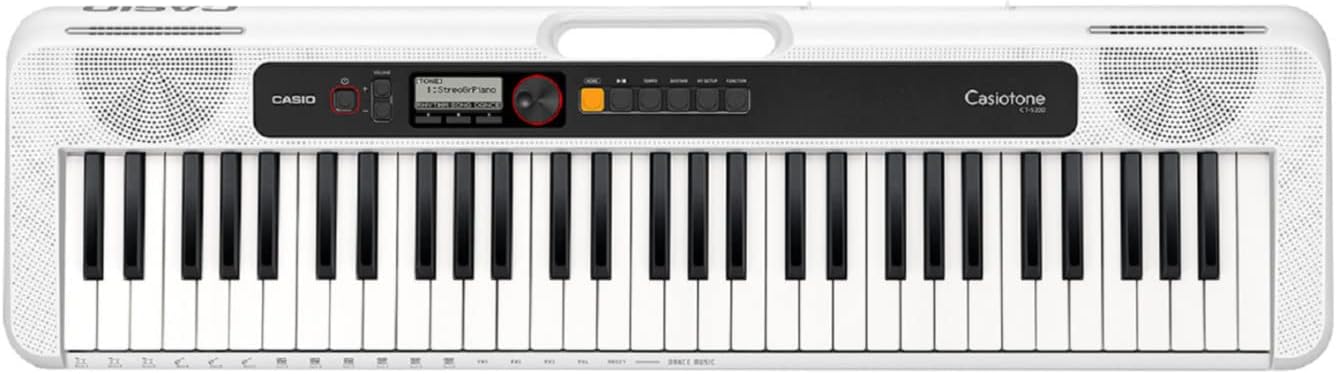 Casio Casiotone CT-S200WE 61-Key Portable Keyboard (White)
