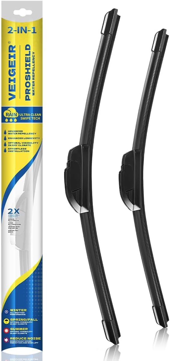 28 inch + 16 inch Compatible with Nissan Altima 2018-2013 Maxima 2019-2017 Front Windshield Wiper Blade Original Equipment Automotive Replacement J/U Hook Blades 2 Pack