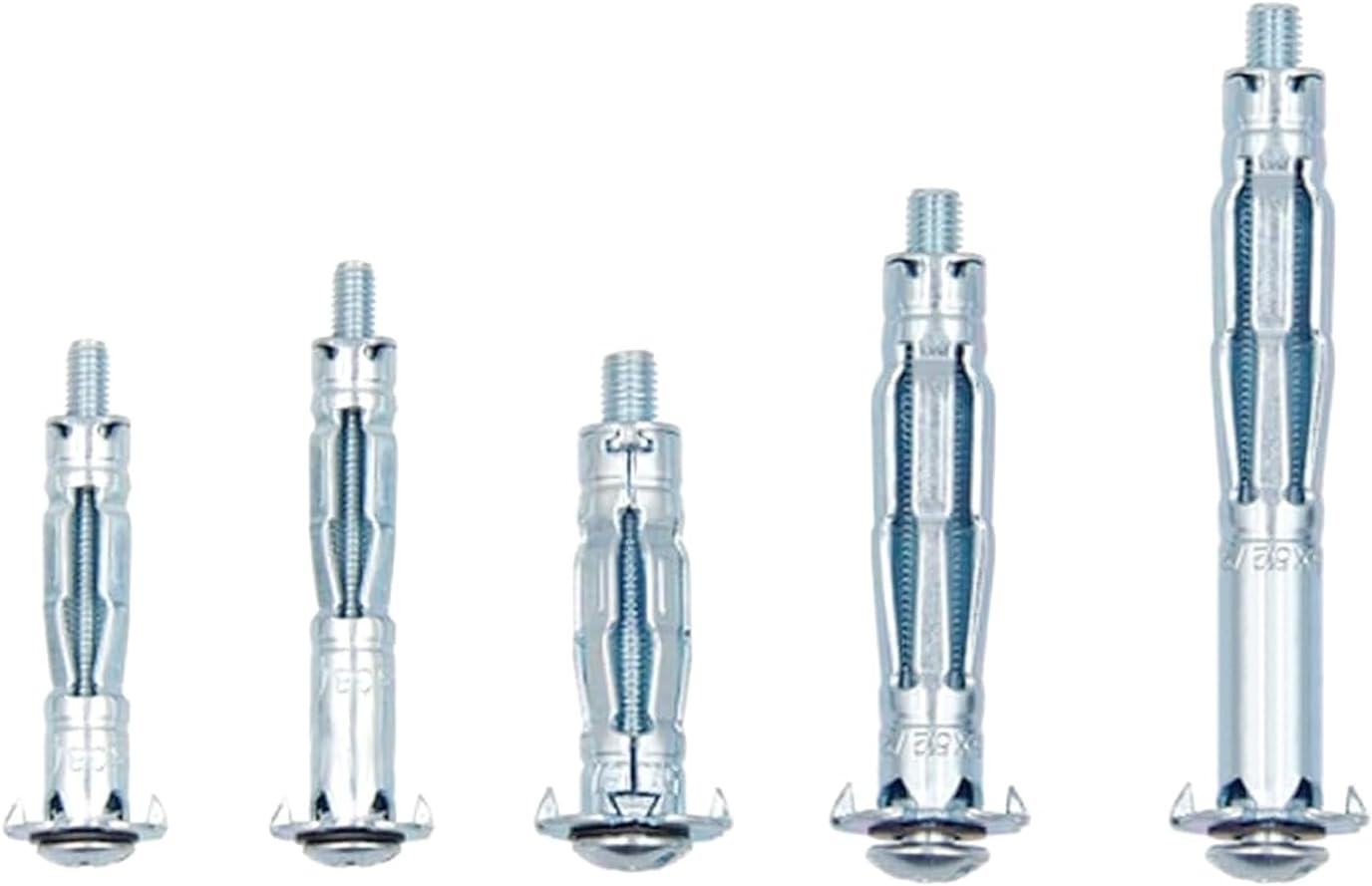 Lemiyoo 36 Sets Hollow Wall Fixings Anchor,Plasterboard Fixings Heavy Duty Screws Assorted,Cavity Rawl Plugs for Plasterboard,Drywall, Brick,Wood Doors,Thin Metal,Concrete,Masonry