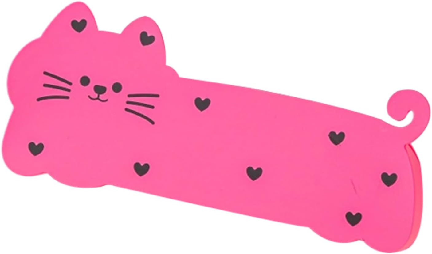 Silicone Pencil Case, Cat-Shaped Stationery Pouch, 8.66x1.97x3.74 Inches Soft Organizer Bag, Desk Storage for School Supplies Classroom Student Kids Teens, Pink, Green