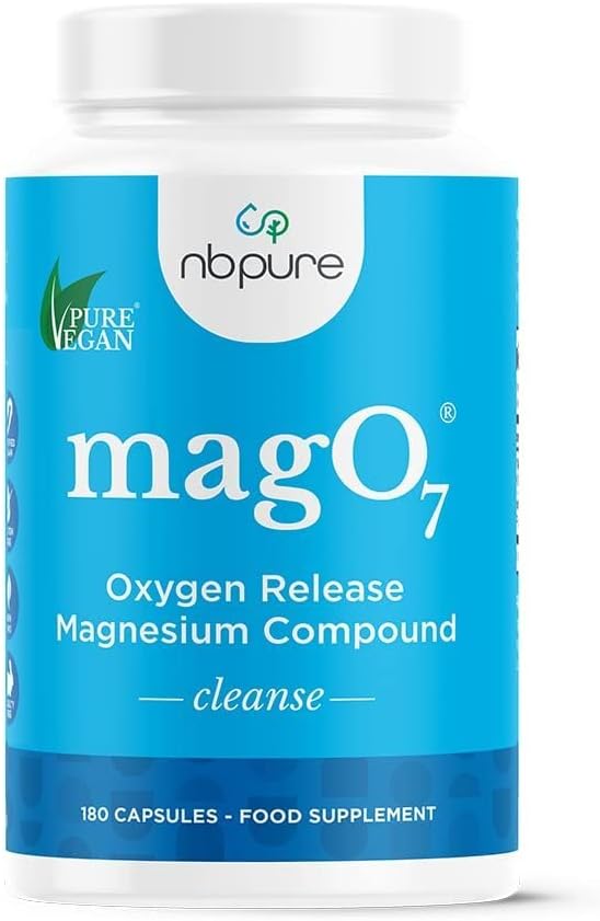 nbpure Mag O7 Oxygen Digestive System Cleanser Capsules, 180 Count