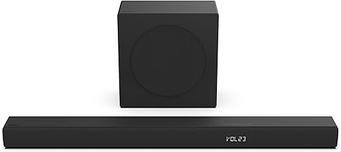 Hisense HS3100 3.1Ch Sound Bar with Wireless Subwoofer, 480W, DTS Vritual: X, Dolby Digital Plus, Bluetooth 5.3, EzPlay, Roku TV Ready, HDMI/AUX/ARC/Optical/USB, Energy Star (HS3100, 2024 Model)