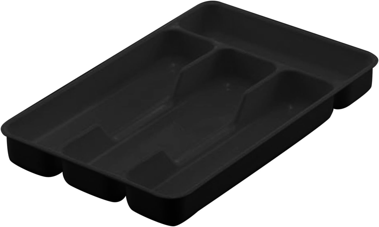 Cutlery Drawer Organiser Cutlery Tray 4 Compartment Utensil Kitchen Drawer Organiser Storage & Organisation Utensil Spoons Forks Knives Holder (B)