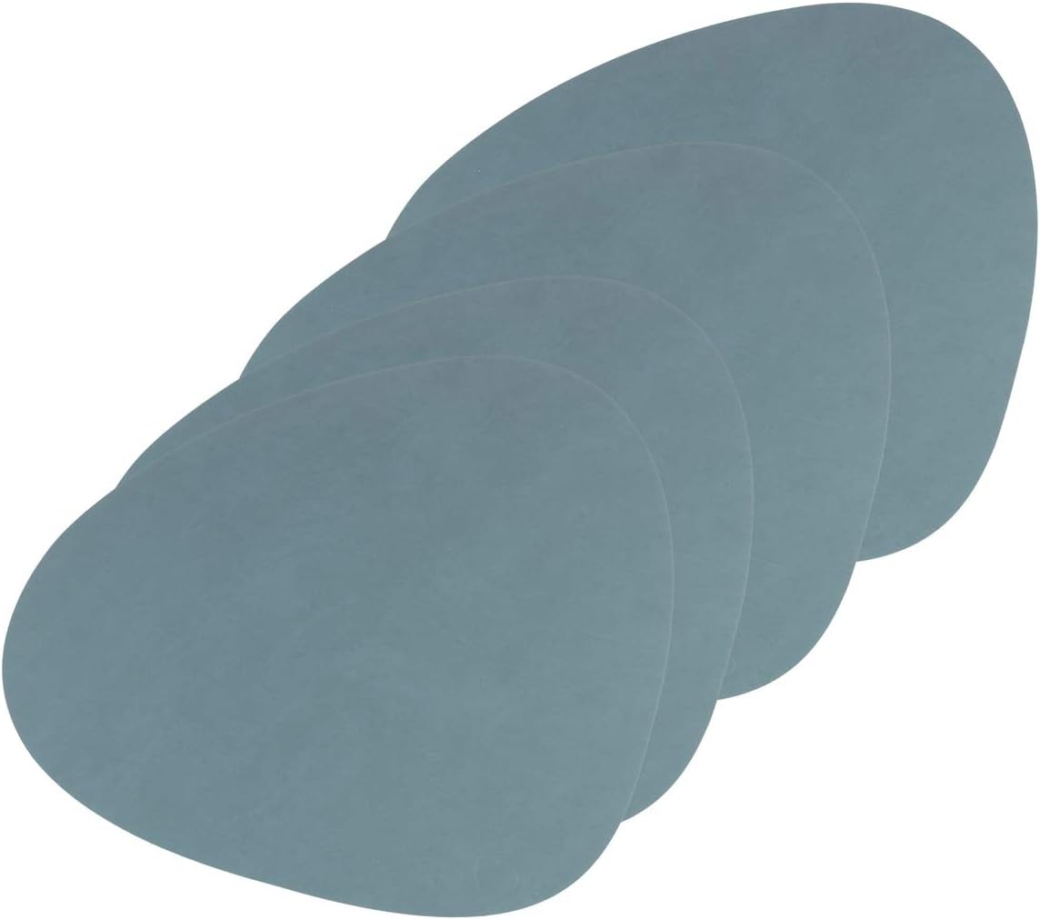Lind DNA Curve L Nupo Placemat, Set of 4 in Light Blue