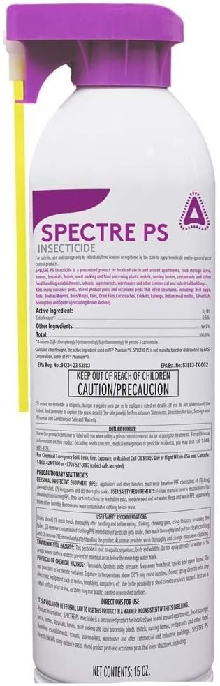 Control Solutions, CSI - 82770001 - Spectre PS - Insecticide - 15oz