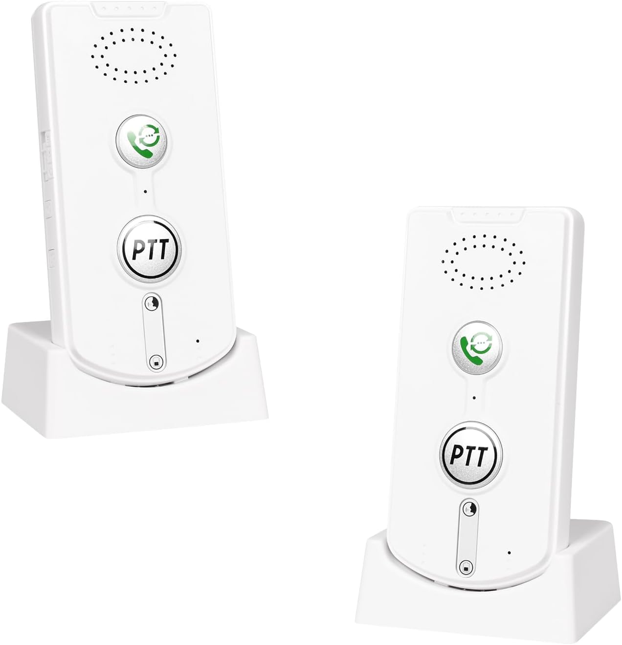 2 Way Wireless Intercom for Home Hospital Hotel,1000m Range Indoor Intercoms Wireless(White)