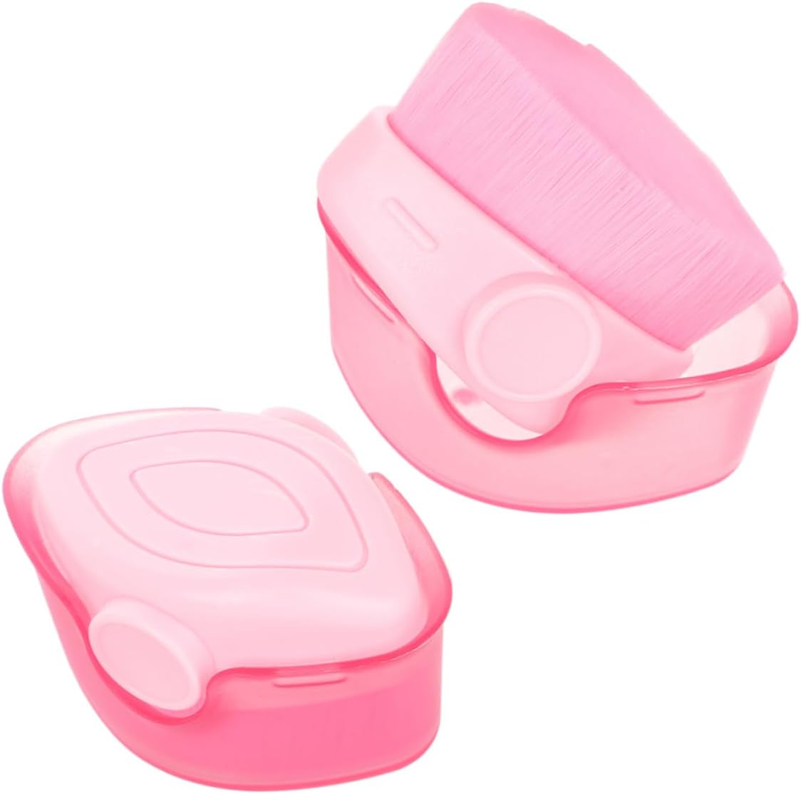 HAPINARY Travel-sized Foundation Applicator Brush Set Ultra Soft Bristles Concealer Pinsel Makeup Tool for Blush Highlighter