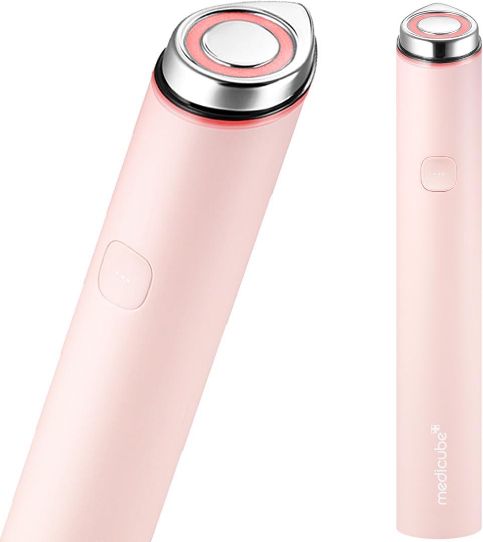 medicube Booster Pro Mini Pink | Affordable at-Home Facial Skin Care Tool for Beginners - Portable Glow Booster for Glass Skin, Boosting Skin Care Absorption, Skin Care for Teens, Korean Skin Care