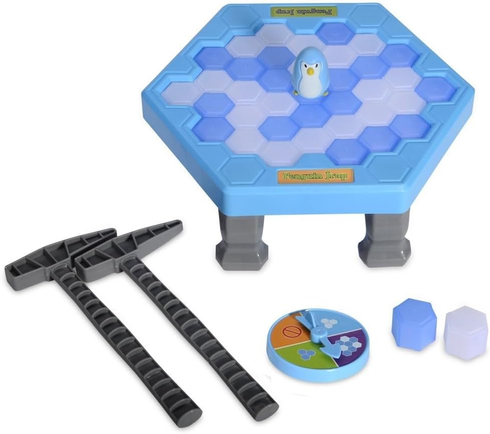 Penguin Escape Game - Fun Family Board Game, Ice Pick Penguin Challenge, Two or More Players, Party Games for Children Aged 3+
