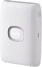 Fujifilm Instax Mini Link 2 Instant Smartphone Printer (Clay White) and Fujifilm Instax Mini Twin Film Pack (40 Exposures) Bundle
