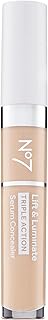 No7 Lift & Luminate Triple Action Serum Concealer - Fair - Anti Aging Liquid Concealer Makeup for Blemishes & Dark Circles - Medium to Full Coverage Concealer for Face (8ml)