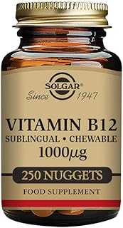 SOLGAR Sublingual Vitamin B12 1000 mcg Nuggets, 250 count