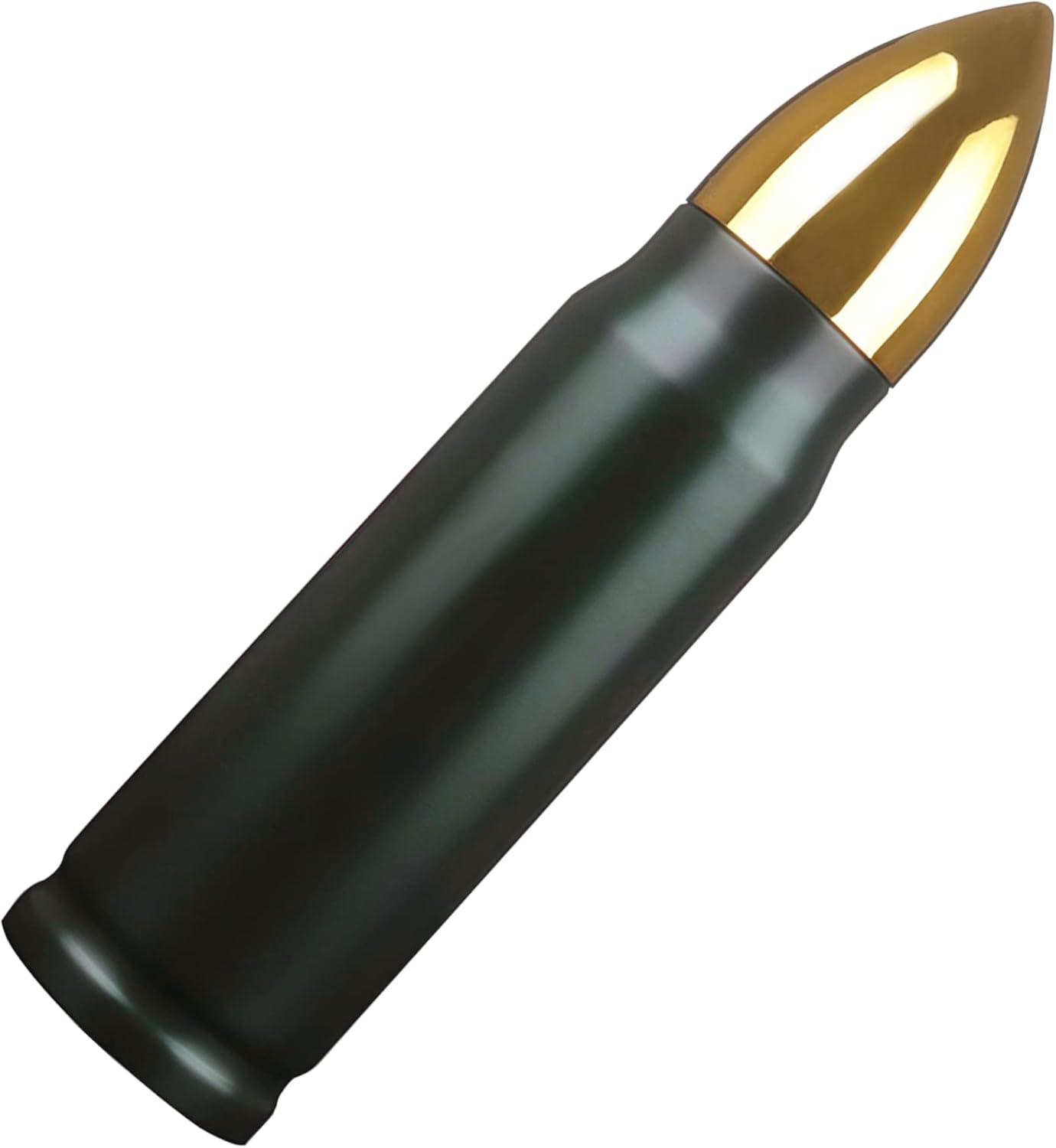 Goetland 304 Stainless Steel 17.6 oz Bullet Water Bottle Bullet Tumbler Cup Vacuum Insulated Tumbler Travel Mug Flask No Logo Army Green