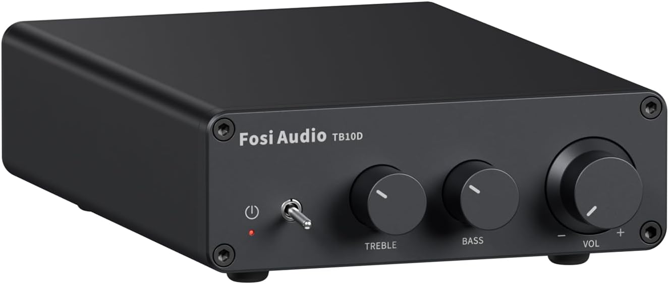 Fosi Audio TB10D 600W TPA3255 Power Amplifier Home Audio HiFi Stereo Class D Digital 2 Channel Integrated Mini Passive Speaker Amp