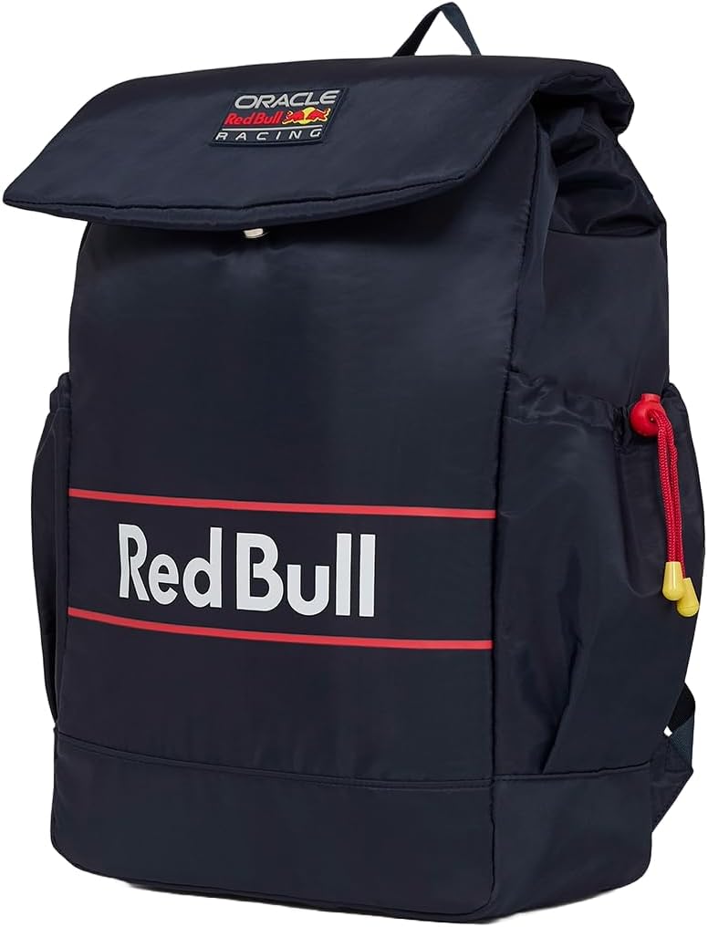 Red Bull Racing F1 Oracle Team Official Backpack, Navy Blue with Red Accents, Sports Rucksack, Navy Blue, One Size
