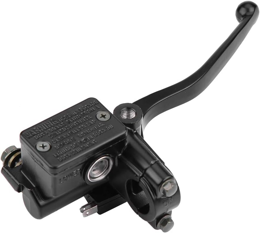 KIMISS ATV Parking Brake Lever Brake Cylinder Bike Brakes Lever Motorcycle Brakes Main Master Cylinder Levers Motorcybike Master Cylinde for Rancher Sportrax Rincon 250 350 400 450 Black
