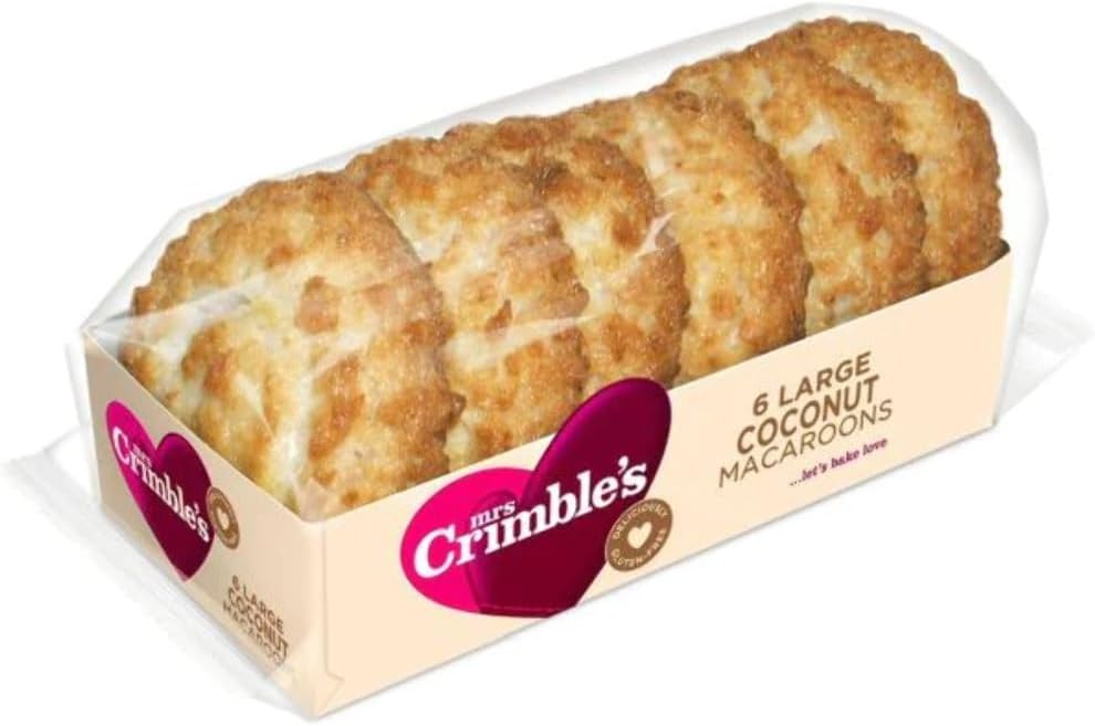 Mrs Crimble's 6 Big Coconut Macaroons 180g