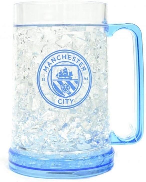 MANCHESTER CITY FC Freezer Tankard, Drinkware, Sports, Gift