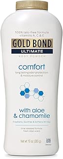 Gold Bond Ultimate Comfort with Aloe Body Powder - 100% Talc-free, 10 Oz by Chattem