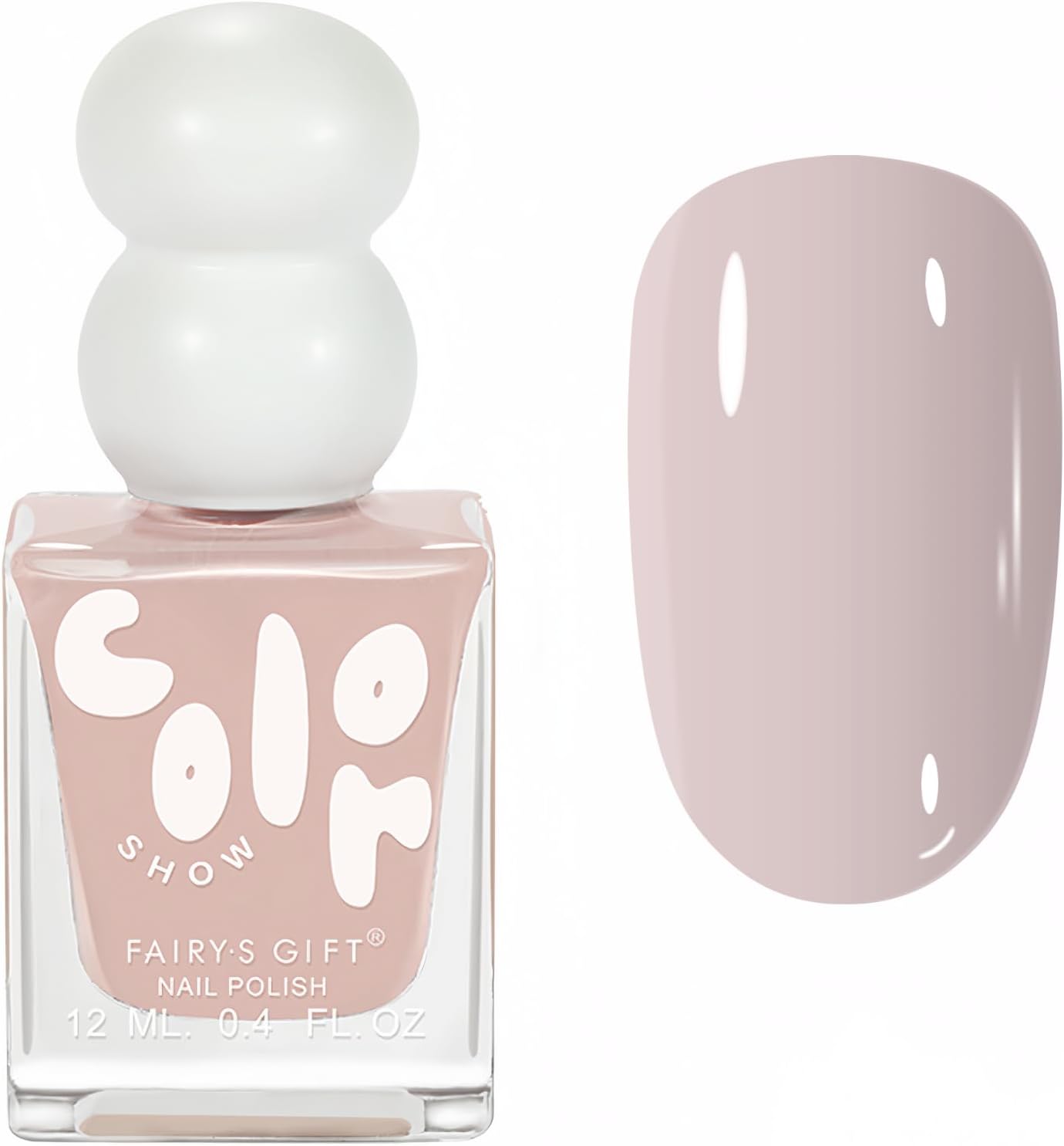 Nude Nail Polish - Quick Dry Nude Pink Nail Varnish - Nude Neutral Color Breathable,Long Lasting&High Glossy Shine Nail Varnish - Nail Art DIY Home Travel Nail Art Gift