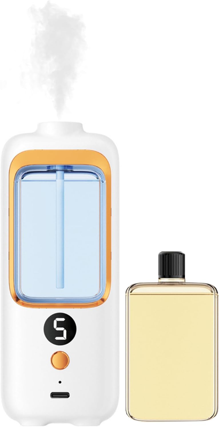 5 Speeds Waterless Diffuser For Essential Oil,Air Fresh Scented Oil Diffusers Scent Cool Mist Diffuser With Digital Display For Home, Bedroom, Office, Yoga