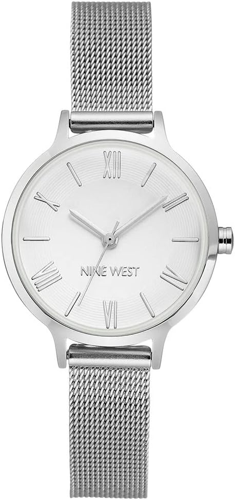 NINE WEST Women's Mesh Bracelet Watch