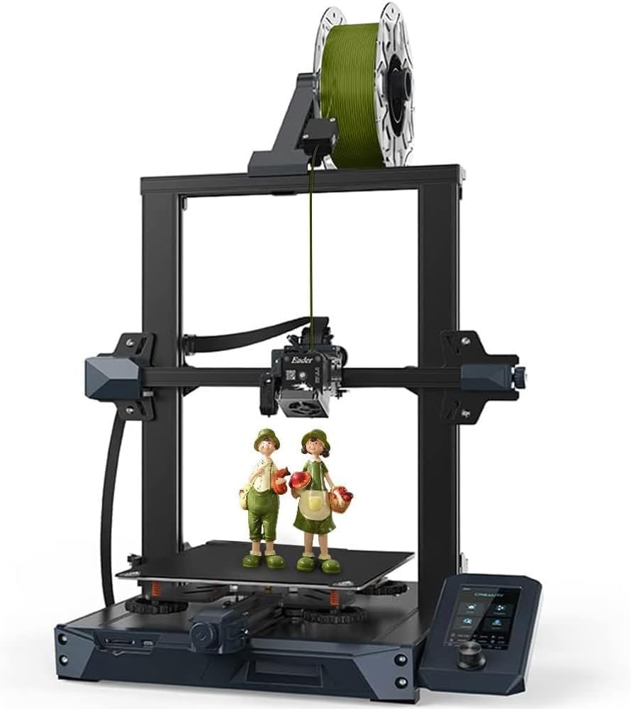 Official Creality Ender 3 S1 3D Printer with Direct Drive Extruder CR Touch Auto Leveling High Precision Double Z-axis Screw Silent Board Printing Size 8.6X8.6X10.6in, Upgrade Ender 3 V2 for Beginners