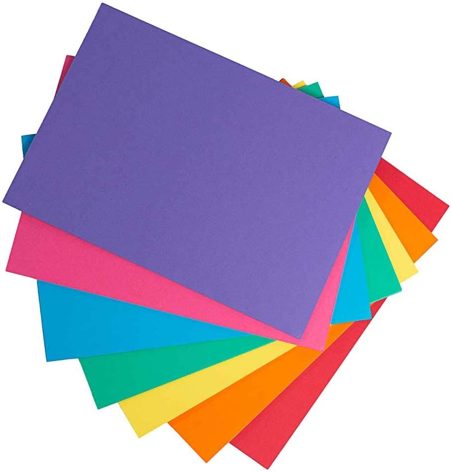 House of Card and Paper Rainbow A4 220 GSM Coloured Card (Pack of 50)
