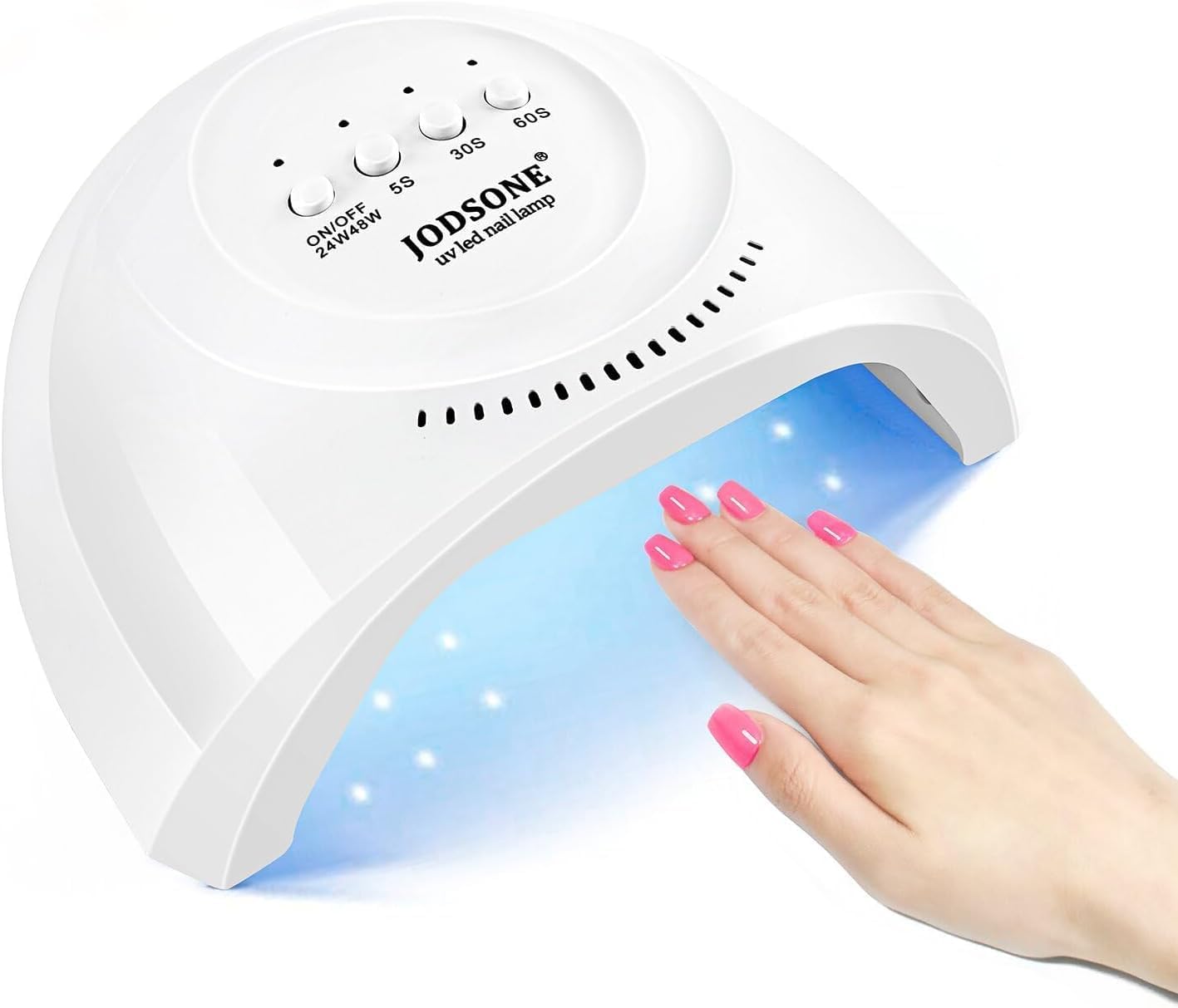 JODSONE UV LED Nail Lamp with 30 Light Beads Nail Dryer for Gel Polish, Automatic Sensor 3 Timers Led Nail Light for Gel Nails