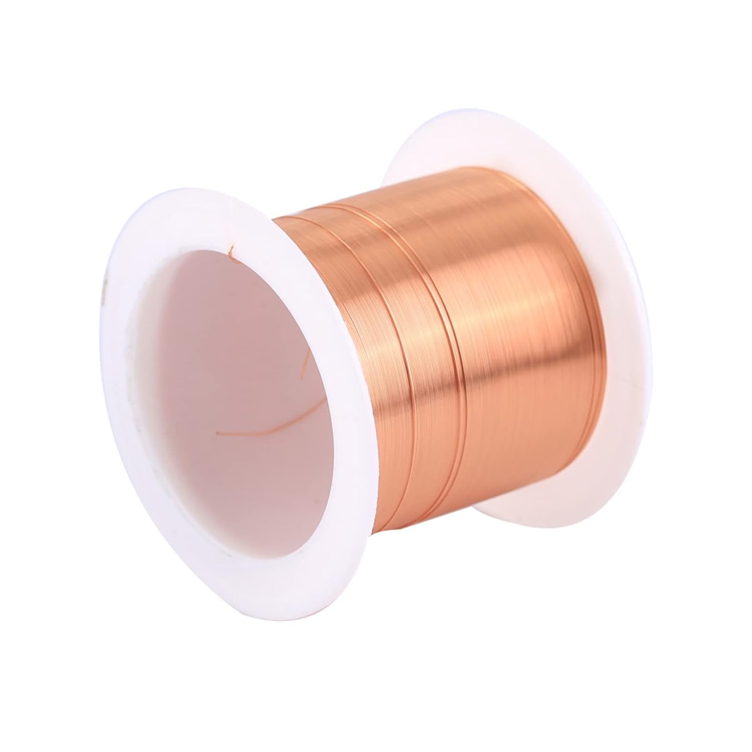 0.2mmx100m Coil Magnet Wire Enameled Copper Wire Enameled Magnet Winding Wire 1 Spool Coil Natural Temperature Rating Widely Used for Transformers Inductors