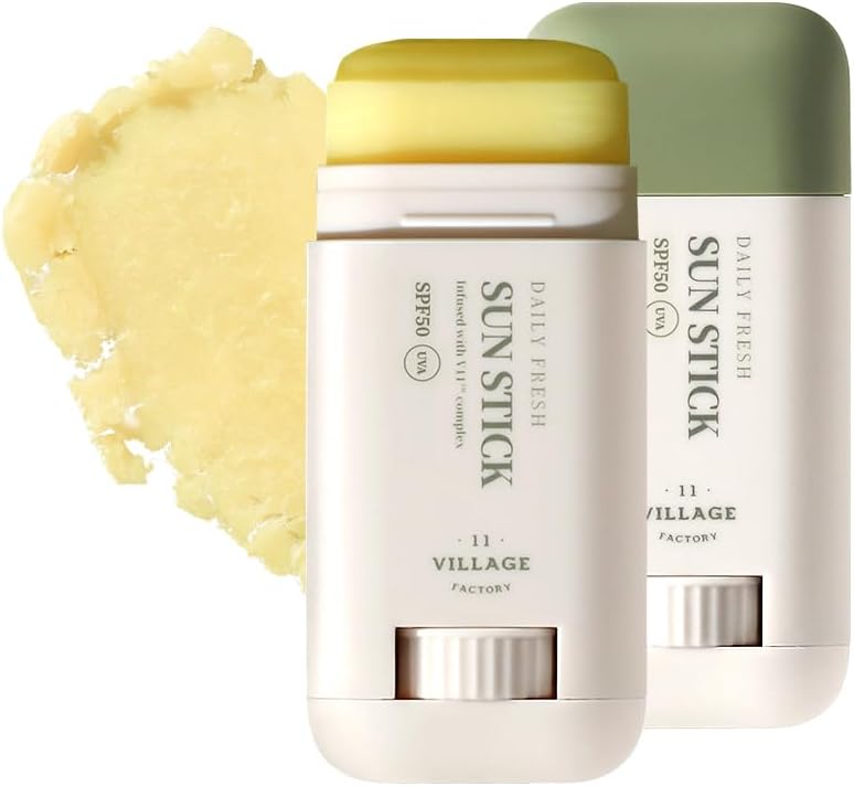 [VILLAGE 11 FACTORY] DAILY FRESH SUN STICK - SPF 50 (20g) Korean skincare - Sunscreen SPF 50 - Long-Lasting Hydration and Flawless Matte Finish - Easy to carry everywhere