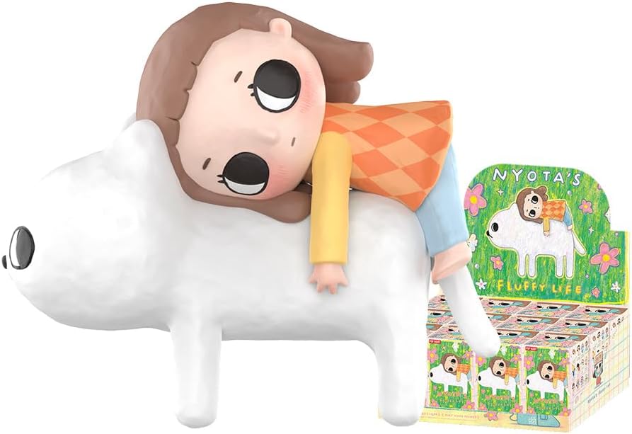 POP MART Nyota's Fluffy Life Series Figures Whole Set（12Boxes） 2.5 inches Articulated Character Premium Design gifts for women Fan-Favorite blind box Collectible Toy Art Toy Action Figure