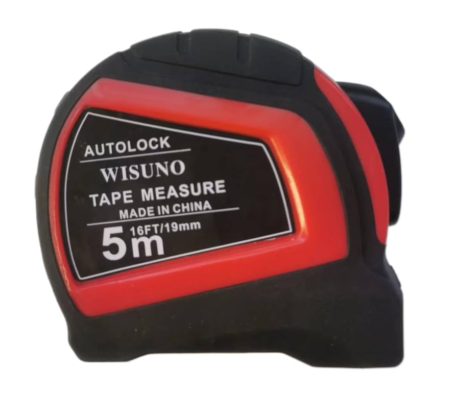 16Ft Tape Measure,Imperial and Metric Standard Expandable Tapes with Fraction Markings, Retractable, Self-Locking Blade， it Suitable for Construction ， Woodworking and DIY