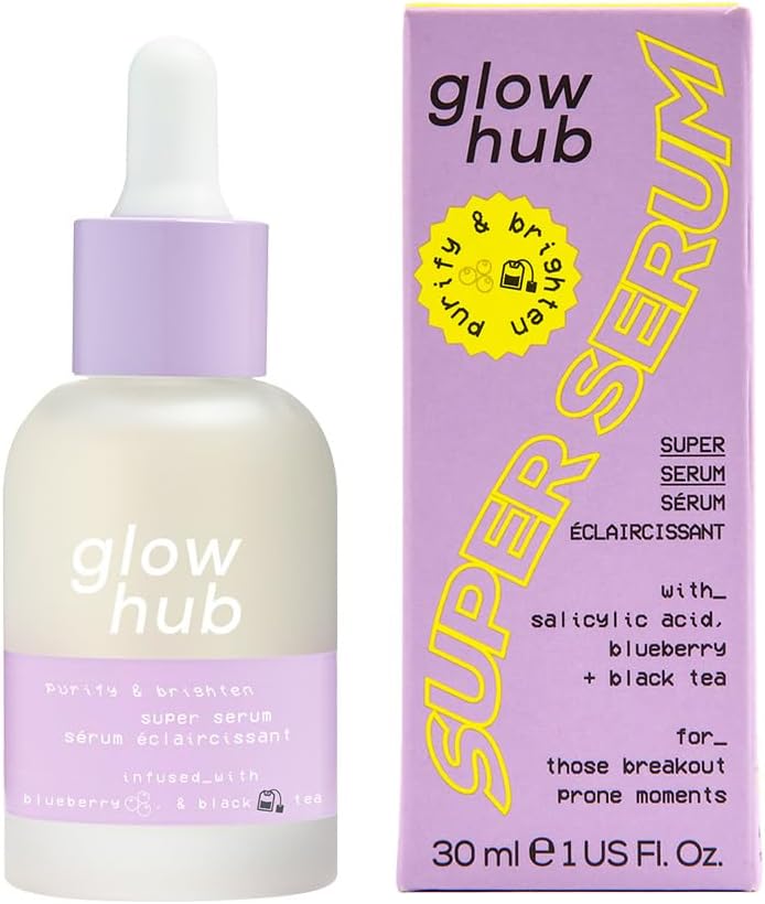 Glow Hub Purify & Brighten Super Serum with Salicylic Acid for Blemish Prone Skin 30ml