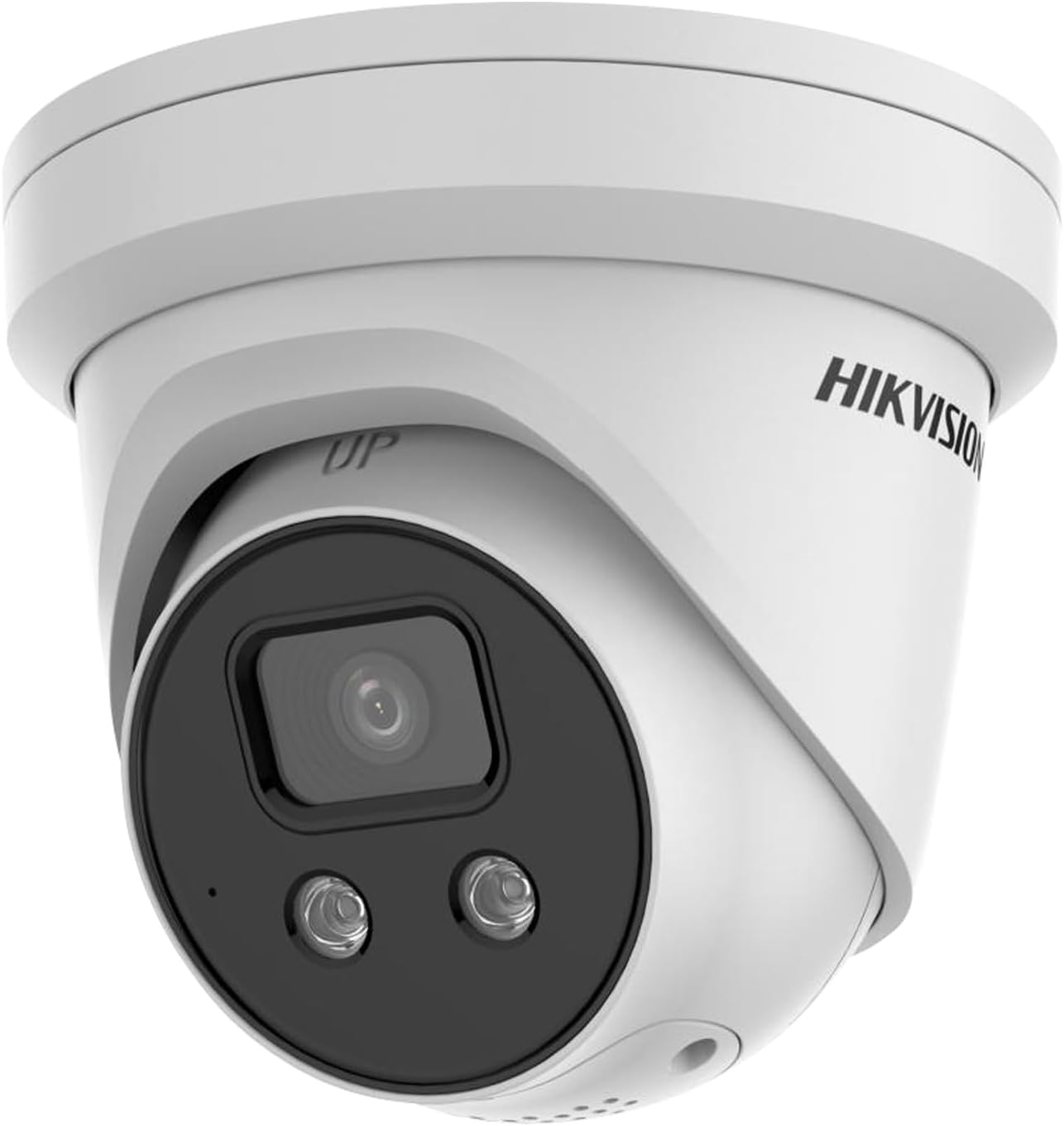 Hikvision 4K Camera DS-2CD2386G2-ISU/SL 2.8mm Lens AcuSense Strobe Light and Audible Warning Fixed Turret Network Camera,H.265+,Built-in Two-Way Audio,Support Upgrade