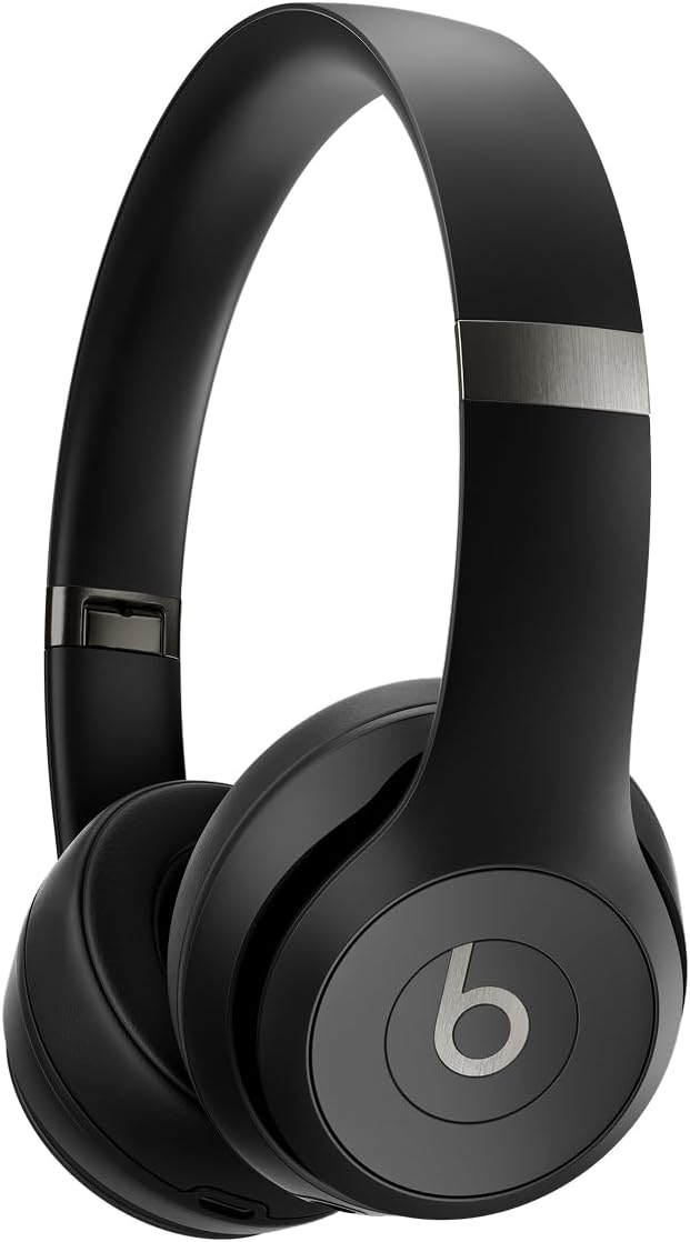 Beats Solo 4 – Wireless Bluetooth On-Ear Headphones, Apple & Android Compatible, Up to 50 hours of Battery Life – Matte Black