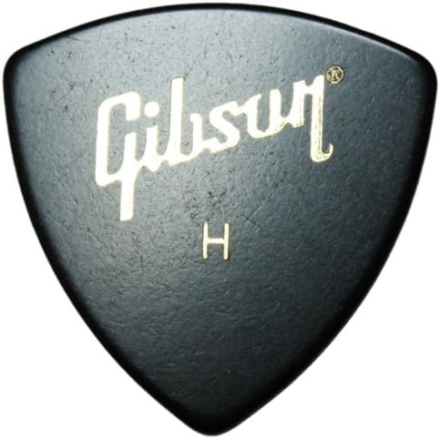 12 x Gibson Wedge Heavy Guitar Picks In A Handy Pick Tin
