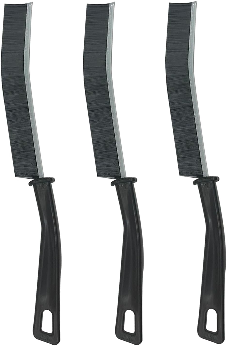 SHCHME Crevice Cleaning Brush 3 Pcs Gap Cleaning Brush Crevice Cleaning Tool for Narrow Corners in home Kitchen Bathroom and Window Groove (Plastic) (Plastic)