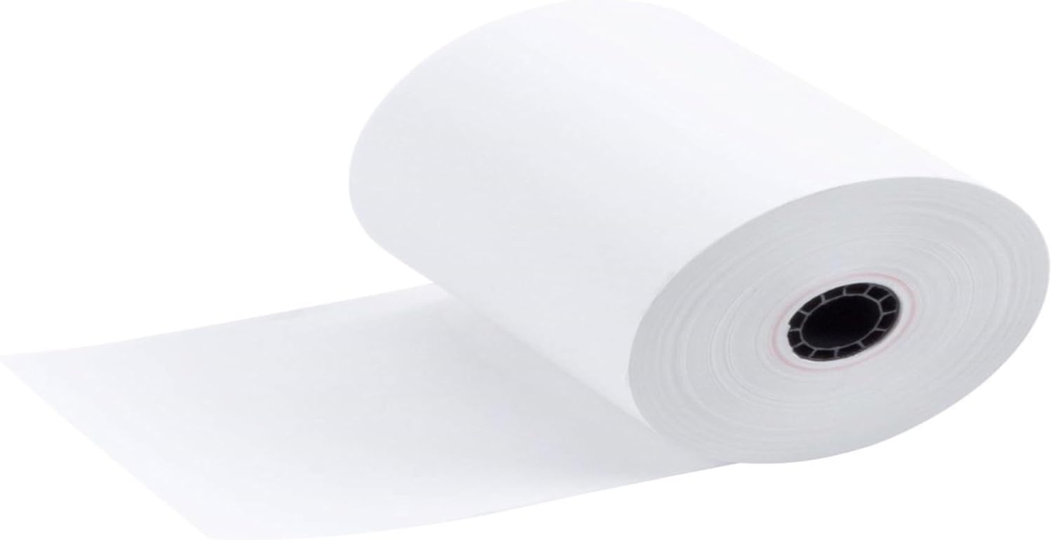Thermal Paper Rolls - 2-1/4 x 75 ft, 50 Rolls, Compatible with POS systems, Mobils Printers, Receipt Printers, ATMs and Kisoks. Clear Printing, Cost-Effective and Durable (4)