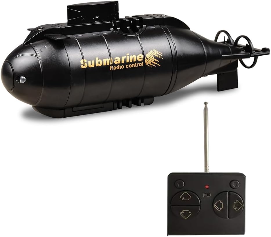 YEIBOBO ! 6 Channels Mini RC Submarine Toy (Black)