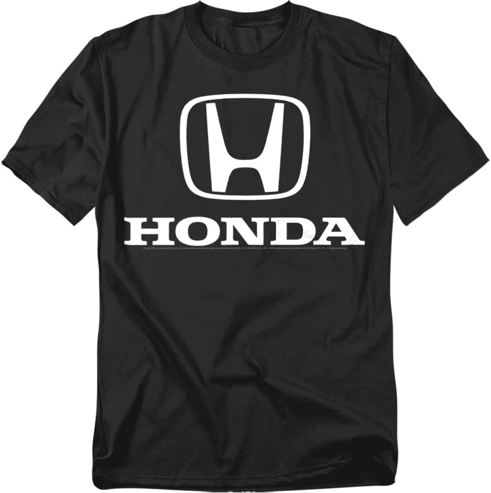 Popfunk Honda Auto Logo Black T-Shirt