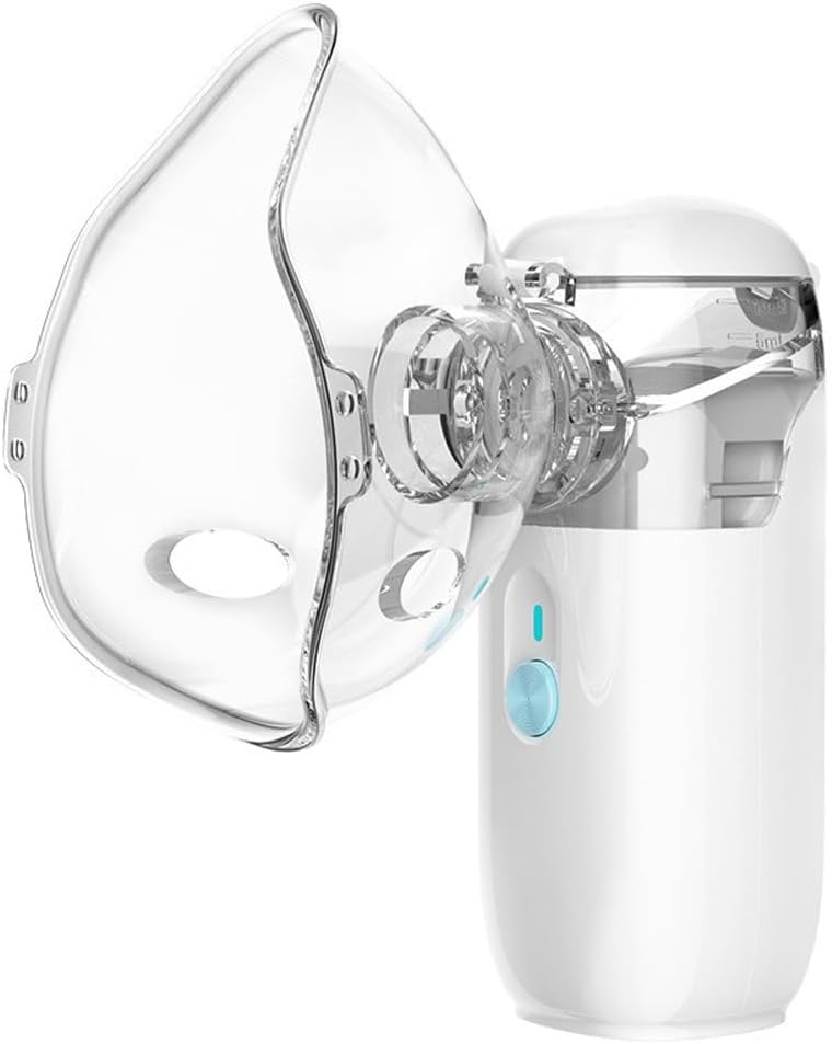 Nebuliser Machine for Kids Adults, Ultra Quiet Design, USB-C Rechargeable, Easy Clean Personal Humidifier for Home, Travel, Bedroom Use