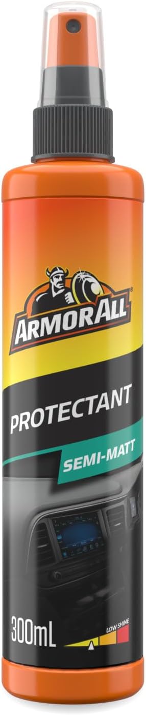 Armor All, Semi-Matt Finish Protectant 300 ml, Cleans and Polishes Dashboard and Trims, Protects your Car Interior and Restores Surfaces, Ideal for Car Detailing, Made in the UK