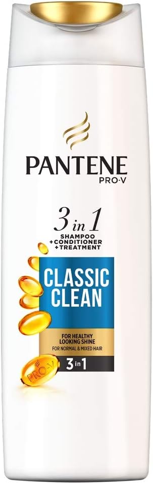 pantene shampoo 225ml 3 in 1 classic clean