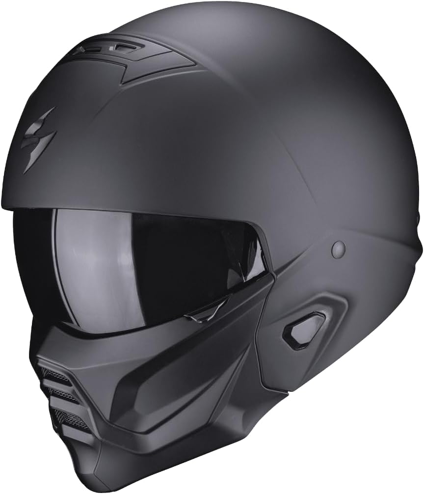 Scorpion EXO-Combat II Solid Helmet, Schwarz Matt, XL (60/61)