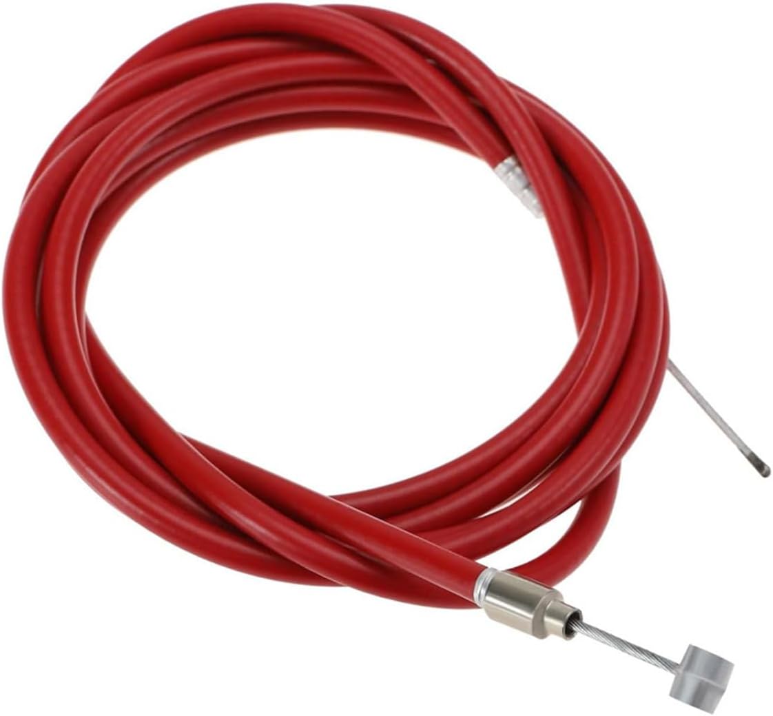 Motorcycle Brake Line, Red Rubber Coated Brake Hose, Motorcycle Brake Clutch, Flexible Hose Brake Line for GOTRAX GXL V2 Electric Scooter (Red)