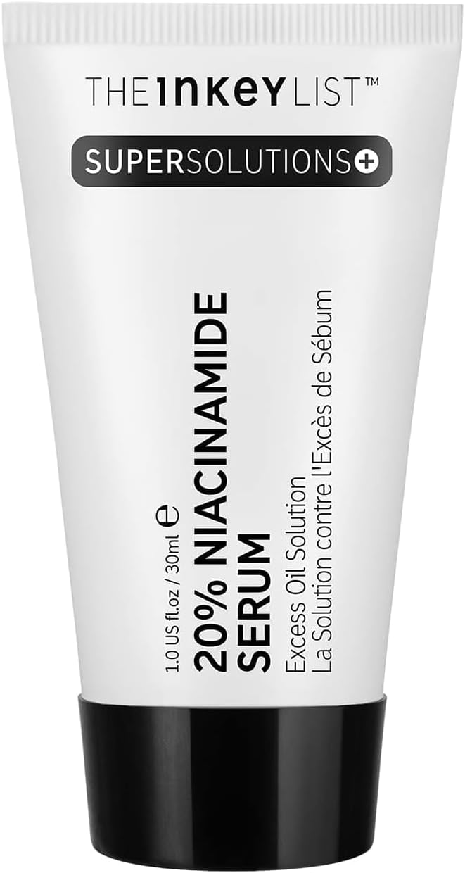 The Inkey List Niacinamide 20% Serum 30ml, Supersolutions, Targets Redness, Fragrance-free, Suitable for Oily Skin