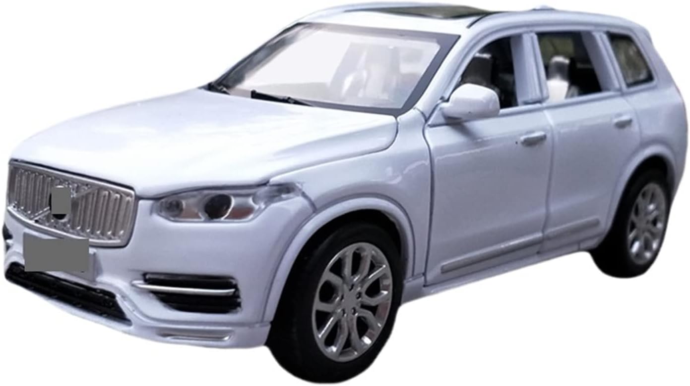 GERRIT Alloy Car Diecasts Metal Car Model 1:32 for Volvo XC90 for Desktop Decoration(White)